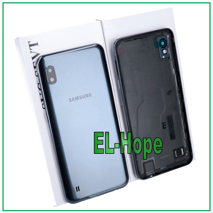 ORIGINAL SAMSUNG GALAXY A10 SM-A105 BACK CASE COVER BLACK