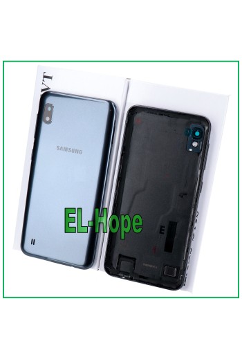 ORIGINAL SAMSUNG GALAXY A10 SM-A105 BACK CASE COVER BLACK