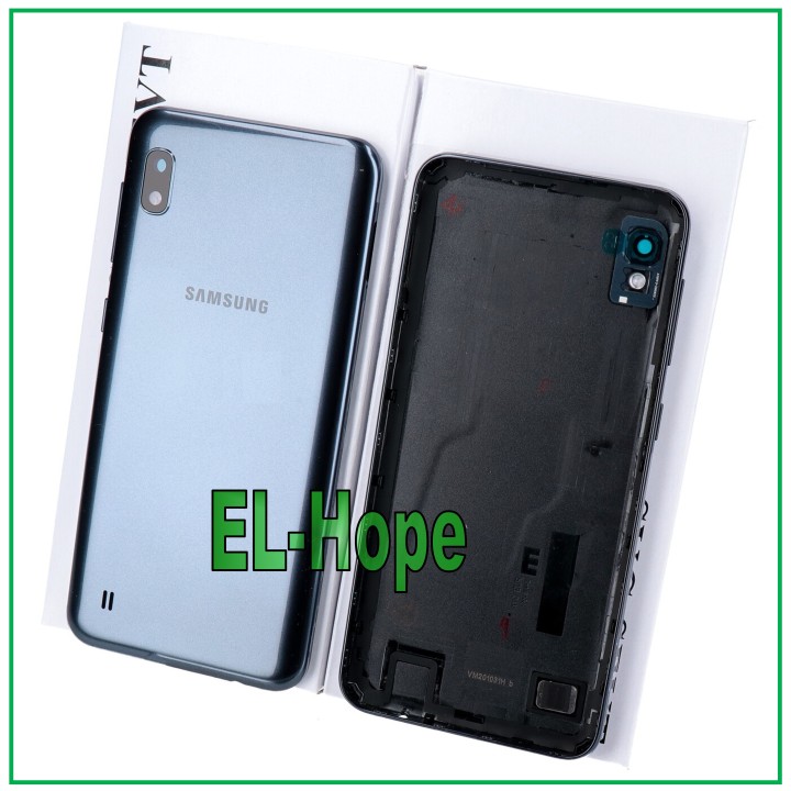 ORIGINAL SAMSUNG GALAXY A10 SM-A105 BACK CASE COVER BLACK