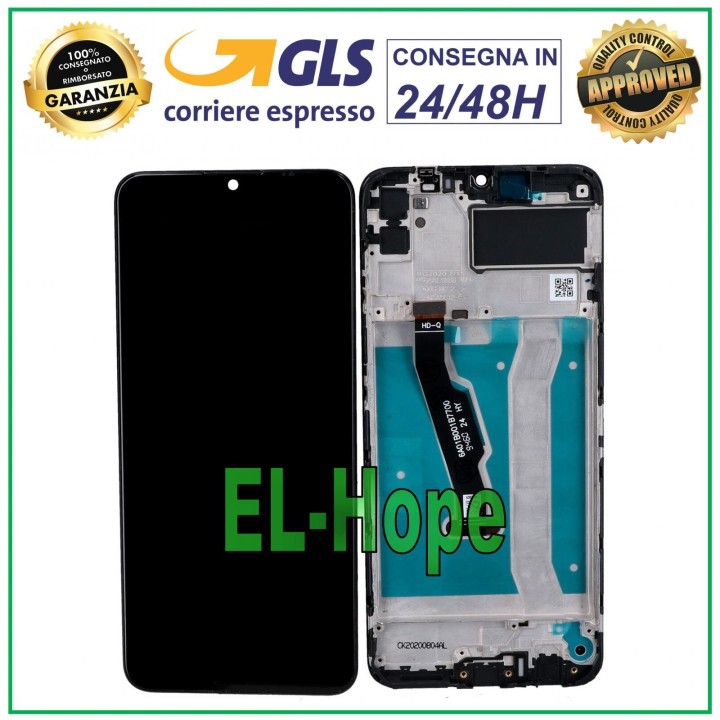 LCD DISPLAY + FRAME FOR HONOR PLAY 9A MOA-AL20 LX9N MED-AL20 TOUCH SCREEN BLACK