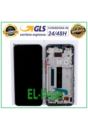 LCD DISPLAY + TOUCH SCREEN ORIGINAL XIAOMI MI 10 LITE 5G M2002J9S BLACK FRAME