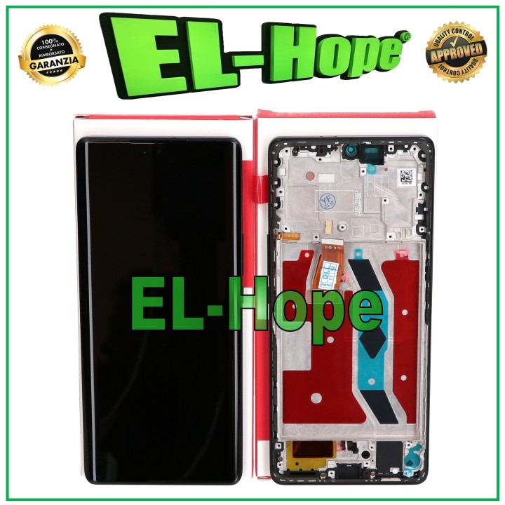 DISPLAY FRAME + TOUCH SCREEN PARI ORIGINAL SERVICE HONOR X9A 5G RMO-NX1 BLACK