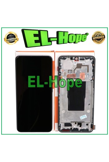 DISPLAY FRAME LCD + TOUCH PARI ORIGINAL SERVICE XIAOMI MI 12T PRO 22081212 BLACK