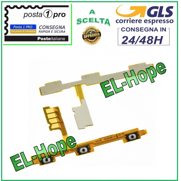 FLAT FLEX SIDE KEYS VOLUME POWER ON OFF POWER ON HUAWEI P30 LITE MAR-LX1B