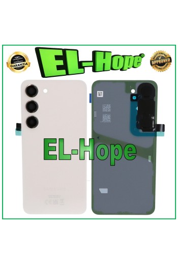 ORIGINAL SAMSUNG GALAXY S23 5G SM-S911B BATTERY COVER CREAM GLASS BODY