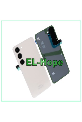 ORIGINAL SAMSUNG GALAXY S23 5G SM-S911B BATTERY COVER CREAM GLASS BODY