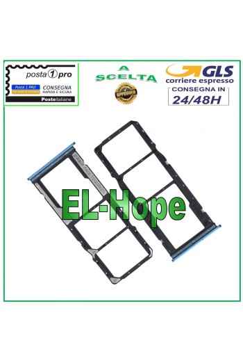 SLOT CART COMPARTMENT NANO SIM SD CARD XIAOMI REDMI 10 PRIME M21061119DG BLUE