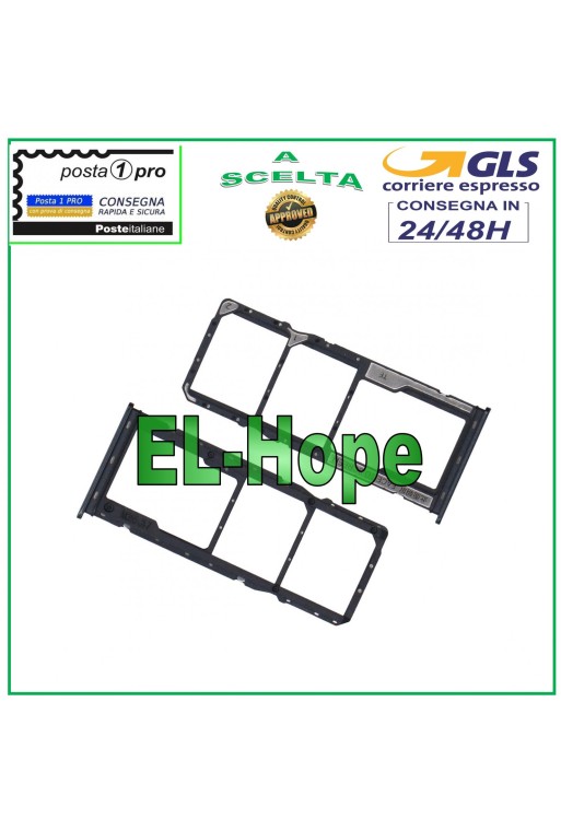 SLOT CART SIM SD CARD COMPARTMENT XIAOMI REDMI 10 2022 22011119UY 21121119SG BLACK