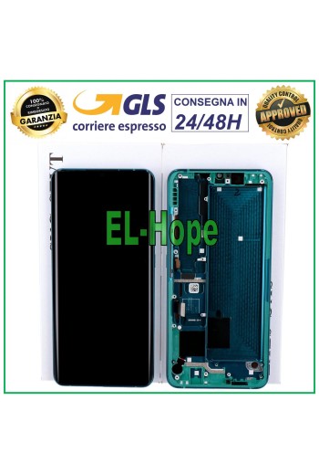ORIGINAL FRAME LCD DISPLAY XIAOMI MI CC9 PRO M1910F4E TOUCH SCREEN GREEN