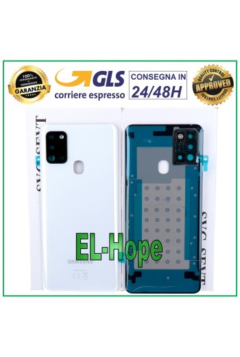 ORIGINAL SAMSUNG GALAXY A21S SM-A217 BACK COVER GLASS WHITE