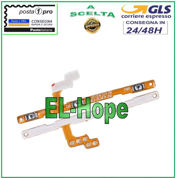 FLAT SIDE KEYS VOLUME POWER ON KEY SAMSUNG GALAXY A71 SM A715