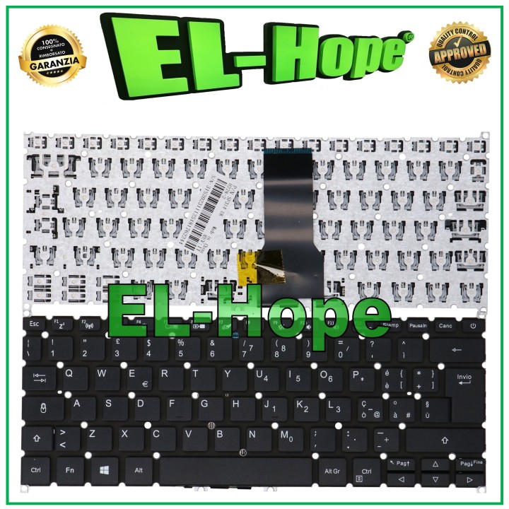 ITALIAN KEYBOARD FOR ACER SWIFT 3 NOTEBOOK SF314-41 SF314-54 SF314-54G SF314-55