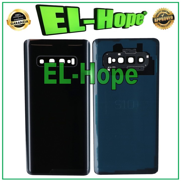 BACK CASE FOR SAMSUNG GALAXY S10+ PLUS SM-G975F BLACK BACK COVER