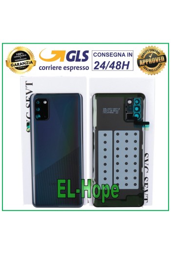 ORIGINAL SAMSUNG GALAXY A31 SM-A315 BACK CASE COVER BLACK