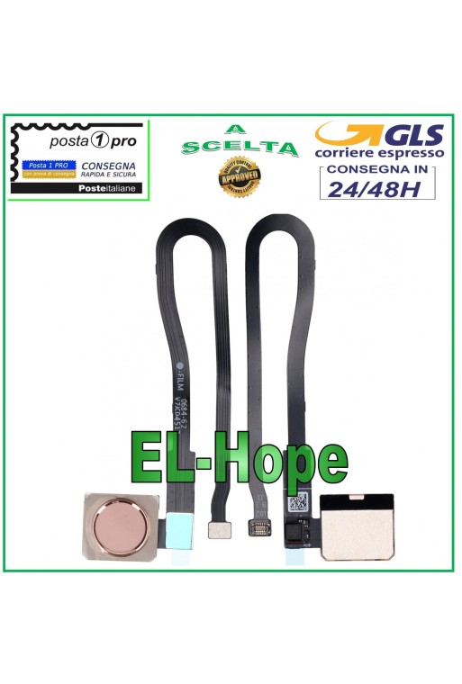 FLAT FINGERPRINT SENSOR KEY HUAWEI MATE 10 PRO BLA-L29 PINK
