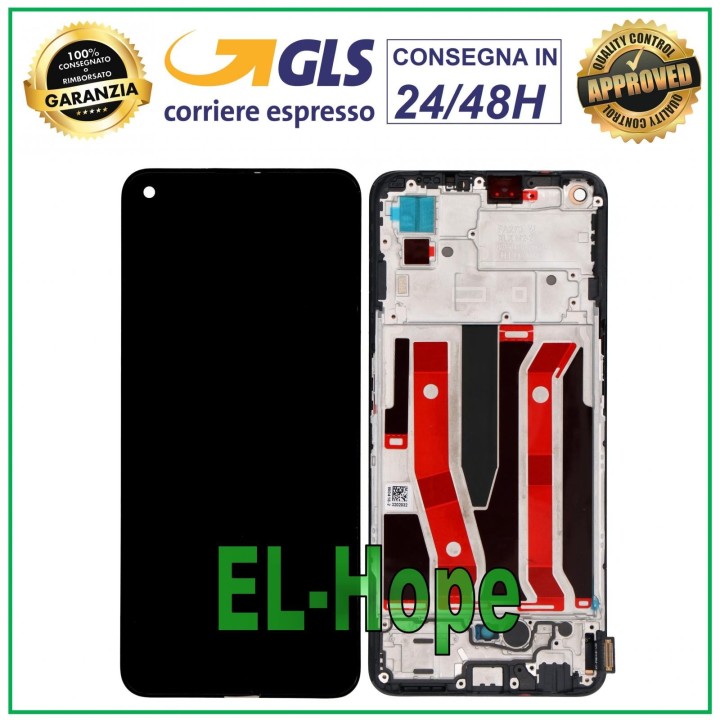 TFT LCD DISPLAY + FRAME FOR OPPO A96 5G PFUM10 PHA120 TOUCH SCREEN BLACK GLASS
