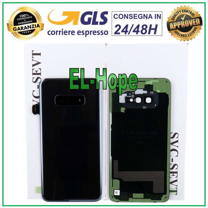 ORIGINAL SAMSUNG GALAXY S10E SM-G970 FN BACK COVER BATTERY COVER BLACK