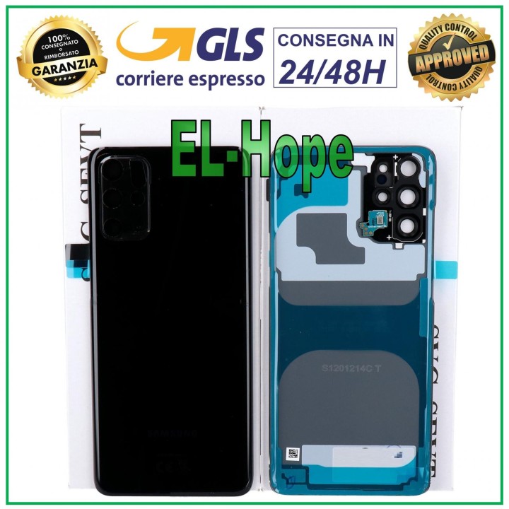 ORIGINAL SAMSUNG GALAXY S20 PLUS SM-G985 BACK COVER GLASS BLACK