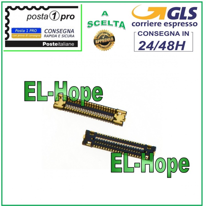 SAMSUNG GALAXY A50 SM-A505 LCD DISPLAY FLAT FLEX CONTACT CONNECTOR TO SOLDER