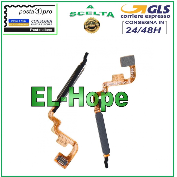 FLAT FLEX POWER KEY FINGERPRINT FOR XIAOMI REDMI NOTE 11S 4G 2201117SG BLACK