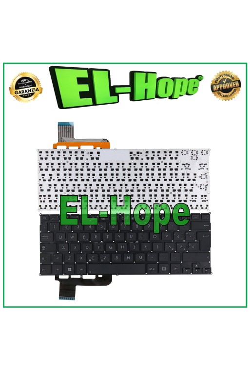 ITALIAN KEYBOARD FOR ASUS VIVOBOOK R201E R200E R202E Q200 BLACK NOTEBOOK 