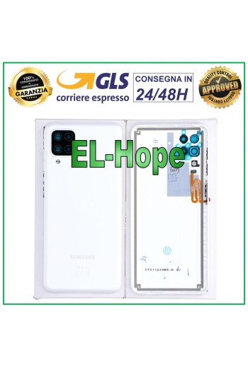ORIGINAL SAMSUNG GALAXY A12 SM-A125 BATTERY COVER WHITE BACK COVER