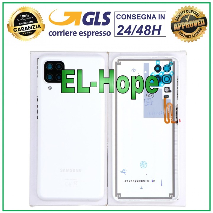 ORIGINAL SAMSUNG GALAXY A12 SM-A125 BATTERY COVER WHITE BACK COVER