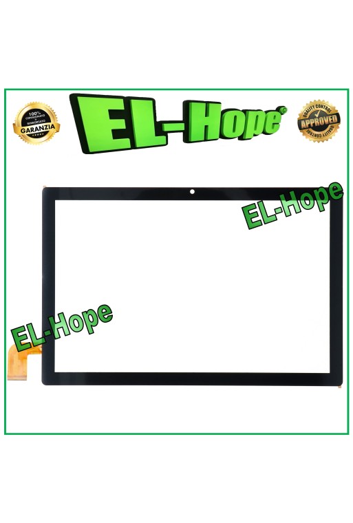 TOUCH SCREEN GLASS TABLET 10 MAJESTIC TAB 918 PRO 4G BLACK DOUBLE-SIDED ADHESIVE