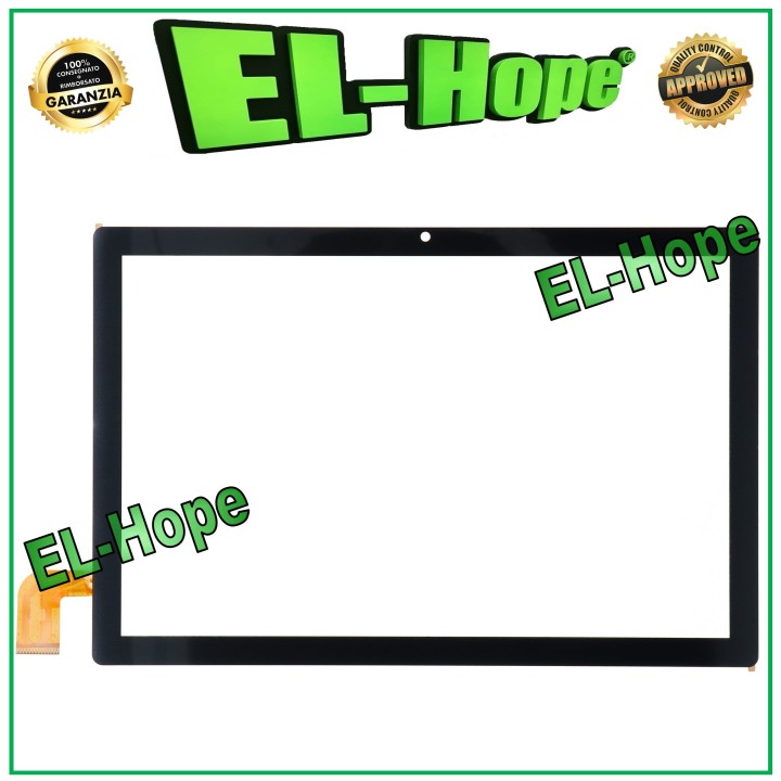 TOUCH SCREEN GLASS TABLET 10 MAJESTIC TAB 918 PRO 4G BLACK DOUBLE-SIDED ADHESIVE