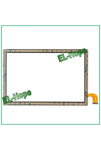 TOUCH SCREEN GLASS TABLET 10 MAJESTIC TAB 918 PRO 4G BLACK DOUBLE-SIDED ADHESIVE