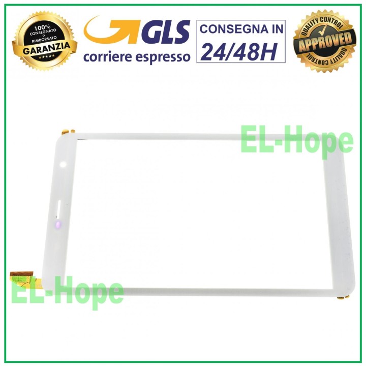 TOUCH SCREEN GLASS CLEMENTONI CLEMPAD REVOLUTION 3G V58978 16628 WHITE
