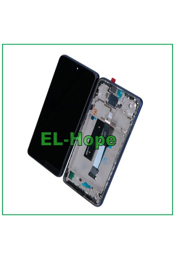  LCD DISPLAY + FRAME FOR XIAOMI REDMI NOTE 9 PRO 5G 2020 TOUCH ASSEMBLED BLUE
