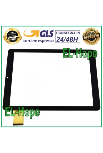 TOUCH SCREEN GLASS TABLET AUDIOLA TAB-0397 3G DIGITIZER 9.7 ORIGINAL BLACK