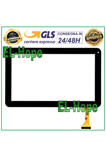 TOUCH SCREEN GLASS TABLET MEDIACOM SMARTPAD M-MP1040S2 1040S2 FLAT WIDE BLACK