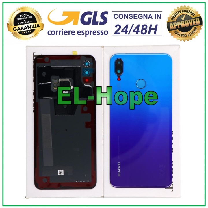 ORIGINAL HUAWEI P SMART PLUS INE-LX1 BACK CASE BLUE PURPLE