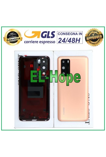 ORIGINAL HUAWEI P40 ANA-LX9 ANA-NX9 BACK CASE GOLD