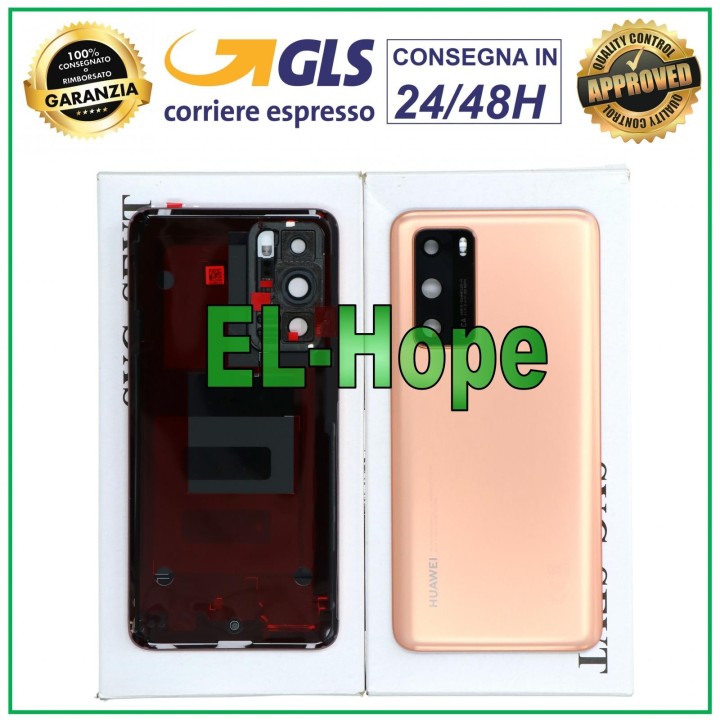 ORIGINAL HUAWEI P40 ANA-LX9 ANA-NX9 BACK CASE GOLD
