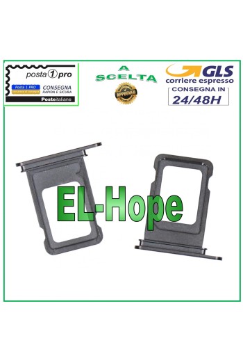 SLOT CART SIM CARD HOLDER COMPARTMENT CARD HOUSING FOR APPLE IPHONE 12 PRO BLACK