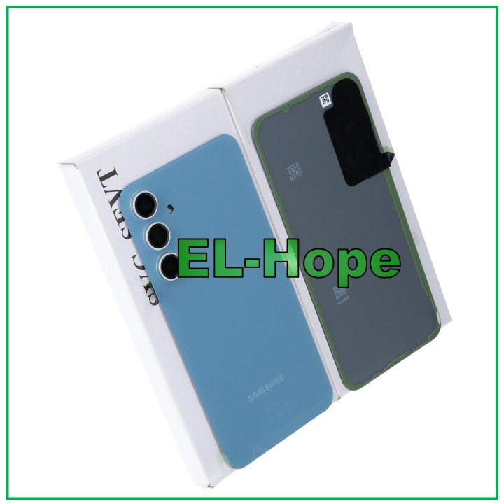 ORIGINAL SAMSUNG GALAXY S23 FE SM-S711B BATTERY COVER GLASS BODY BLUE