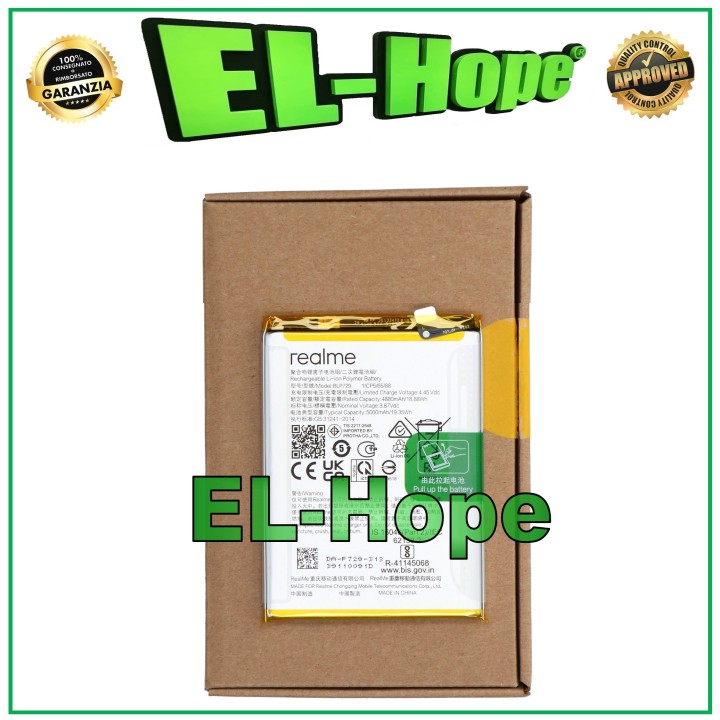 ORIGINAL BATTERY BLP729 SERVICE PACK OPPO REALME C12 RMX2189 5000 mAh
