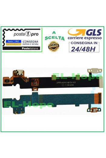 FLAT FLEX USB CHARGING CONNECTOR HUAWEI MEDIAPAD M3 LITE 10 BAH-AL00 CHARGING PCB