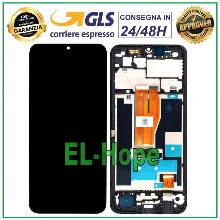 DISPLAY FRAME + LCD FOR OPPO REALME NARZO 50I PRIME RMX3506 TOUCH SCREEN