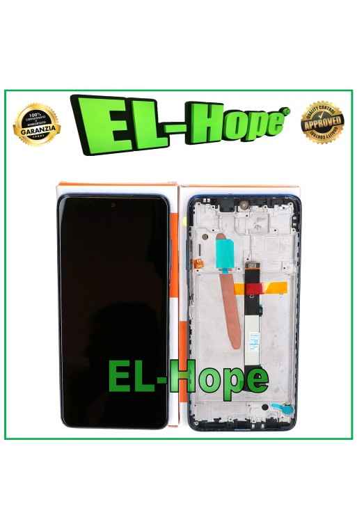 TOUCH DISPLAY + ORIGINAL FRAME EQUAL SERVICE XIAOMI POCO X3 M2007J20CT BLUE