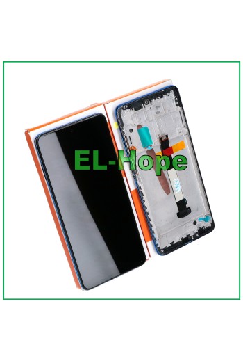 TOUCH DISPLAY + ORIGINAL FRAME EQUAL SERVICE XIAOMI POCO X3 M2007J20CT BLUE