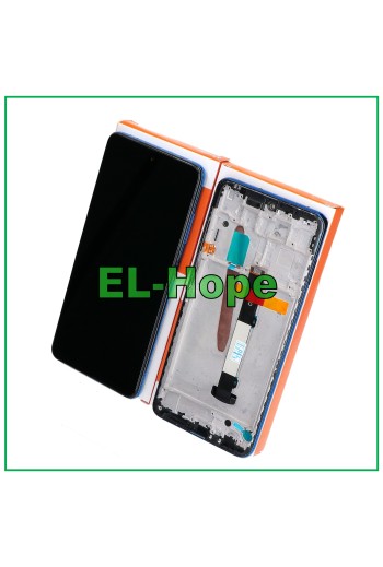 TOUCH DISPLAY + ORIGINAL FRAME EQUAL SERVICE XIAOMI POCO X3 M2007J20CT BLUE