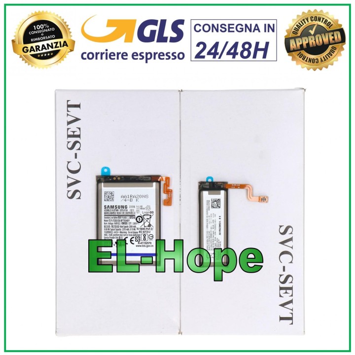 ORIGINAL BATTERY PAIR SERVICE SAMSUNG GALAXY Z FLIP SM-F700 EB-BF701ABY