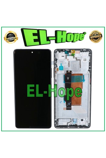 LCD DISPLAY OLED FRAME FOR XIAOMI POCO F5 5G 23049PCD8G TOUCH SCREEN GLASS BLACK