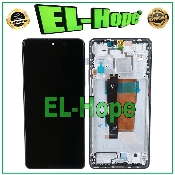 LCD DISPLAY OLED FRAME FOR XIAOMI POCO F5 5G 23049PCD8G TOUCH SCREEN GLASS BLACK