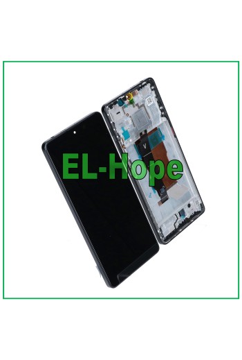 LCD DISPLAY OLED FRAME FOR XIAOMI POCO F5 5G 23049PCD8G TOUCH SCREEN GLASS BLACK