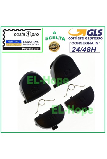REPLACEMENT LEVER BUTTON SET L1 L2 R1 R2 + SPRINGS FOR PS4 CONTROLLER JDS-001 V1